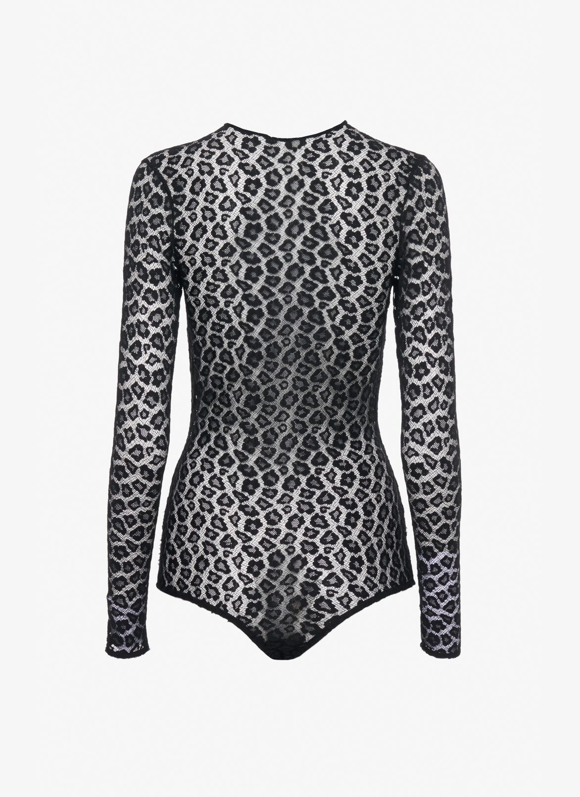 Leopard Lace Body ALAÏA BLACK LEOPARD LACE BODY